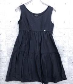 SABRINA ガーリーシック キッズ 国産古着 ノースリーブ フレアワンピース