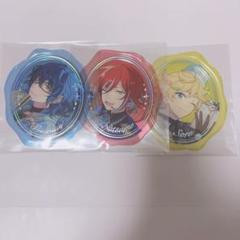 新品★あんスタ【逆先夏目＆春川宙】アニカフェ★アクリルスタンド＆缶バッジ 新品☆あんスタ【逆先夏目＆春川宙】SD柄☆缶バッジ☆2点セット