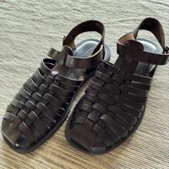 morris&sons グルカサンダル　ダークブラウン 40 bshop morris&sons グルカサンダル ダークブラウン 40 bshop - メルカリ