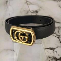 【美品】グッチ☆GG　マーモント　希少　ボックスデザイン　ゴールド金具　ブラック 美品】グッチ☆GG マーモント 希少 ボックスデザイン ゴールド