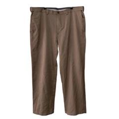 HAGGAR ブラウン スラックス 軽量素材 38✗29
