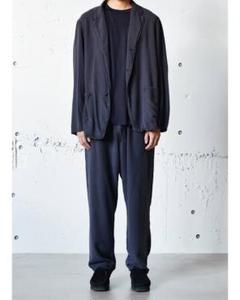 comoli 21AW シルクネル セットアップフェードネイビー　 サイズ 2 COMOLI(コモリ)】21AW 3rd Delivery / スタッフブログ - ARKnets