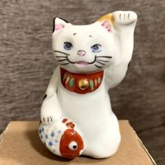 【超目玉枠】 限定品【願いが叶う】商売繁盛 左手 鯛 来福招き猫 開運招福 置物