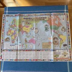 愛媛新聞オリジナル世界地図″かなしきデブ猫ちゃん″マルの世界大冒険