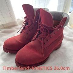（おにおーん）Timberland 赤 スエード ワークブーツ ティンバーランド Timberland ブーツ トレッキングシューズ