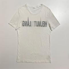 HELMUT LANG Reverse Print Tee White M