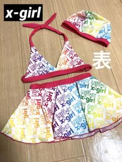X-girl Stages 水着3点SET セパレート 120cm 新品 水着3点SET【SWIM】(100cm 黒): キッズ - ナルミヤ オンライン