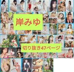 岸みゆ　切り抜き　47ページ　プレイボーイ　フラッシュ　グラビア　m40550のサムネイル