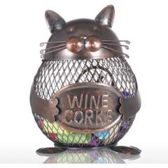 猫小銭ボックス 貯金箱 置物