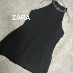ZARABASICビジューブラウス サイズS