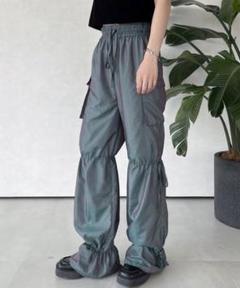 musubore ムスボレ　ワイドハトメカーゴパンツ ブラック 2025年最新】ムスボレの人気アイテム - メルカリ