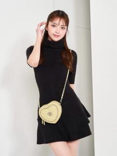 新品　Darich イレヘムフリルニットミニワンピース