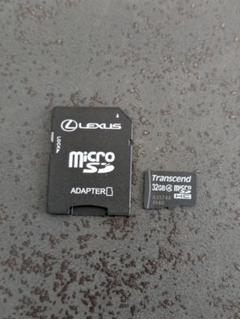 レクサス microSD変換 Transcend製 microSD 32GB