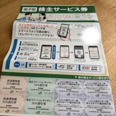 JR 東日本株主サービス券のサムネイル