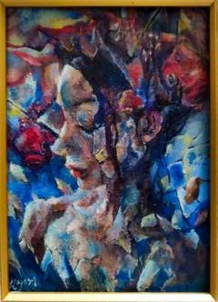 油絵 『苦集滅道』 F4 アート 開運絵画 一点物 原画 油彩画 油絵 『苦集滅道』 F4 アート 開運絵画 一点物 原画 油彩画