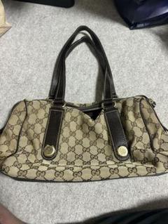 最終値下げ　GUCCI GGキャンバス ハンドバッグ ベージュ