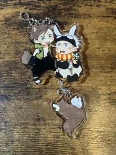 佐原先生と土岐くん　グッズセット　アクリルスタンド　缶バッジ　キーホルダー 佐原先生と土岐くん 書き下ろしアクリルスタンド 干からび大根