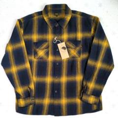 キムタク着 RATS COTTON LINEN CHECK SHIRT L