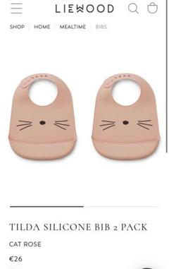 美品❤︎ LIEWOOD シリコンビブ ２枚セット
