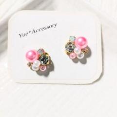 6　ハンドメイド☆ビジューピアス／イヤリング