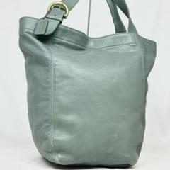 希少カラー COACH オールドコーチ トートバッグ ショルダー ミントグリーン