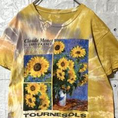 古着 90s Tシャツ ひまわり サンフラワー M ヴィンテージ アート 激レア