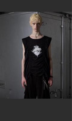 GRANCY/ダメージドッキングデザインシャツ/ブラック/Sサイズ/新品未使用 GRANCY】Damage Docking DesignShirt / ダメージ ドッキング
