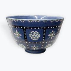 薩摩焼　中野静鳳　青楓絵茶碗 薩摩焼 中野静鳳 青楓絵茶碗