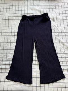 イッセイミヤケ　シープスキン　ブラックショートパンツ イッセイミヤケ シープスキン ブラックショートパンツ