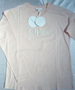 正規品新品☆大人もOK☆Chloe☆レーストリム☆ロゴトップス☆14Y