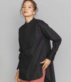 ★ビューティー＆ユース★コットンロングシャツ ブラック ☆ビューティー＆ユース☆コットンロングシャツ ブラック