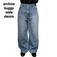 パンツ 00s archive buggy fade wide denim 00s archive EDWIN buggy fade wide denim - メルカリ