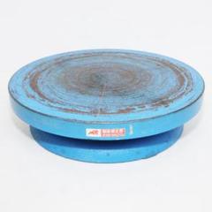 手回しろくろ　轆轤　直径22cm　 回転台 新柳北信