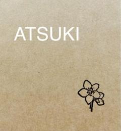 消しゴムはんこ。桃の花のサムネイル