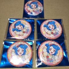 ひみつのアイプリ AMOカフェ 缶バッジ ビビ ホロ1 ノーマル4