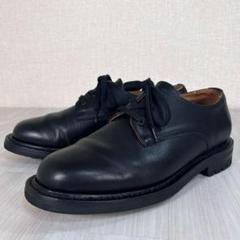 【美品】CLARKS/クラークス　ダービー シューズ　イングランド製　革靴　黒