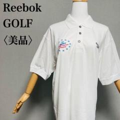 希少 リーボックゴルフ ヨーロピアンオープン ポロシャツ 90s M 古着