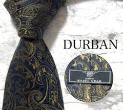 DURBAN ネクタイ ペイズリー ジャガード 刺繍