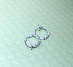 フェイクピアス シルバー