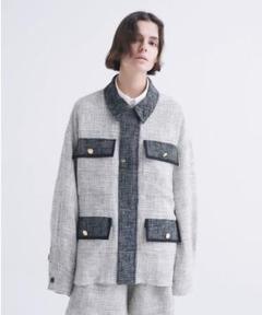 CULLNI 24AW ツイードジャケット CULLNI/クルニ】ツイードジャケット Butcher Tweed Big Pocket