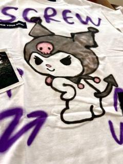 Guernika ゲルニカ　サンリオ　クロミ　ペイントTシャツ