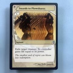 【MTG】未使用　FFコラボ 剣を鍬に foil アリゼー　セット② Magic:Con Las Veagsや千葉で行われるマジックスポットライトで
