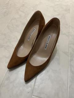 Manolo Blahnik ブラウン キエッタ ロンハーマン - メルカリ