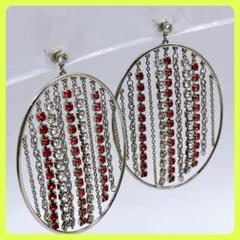 ✨美品✨大ぶり スワロフスキーSWAROVSKI シャンデリアピアスゴージャス✧