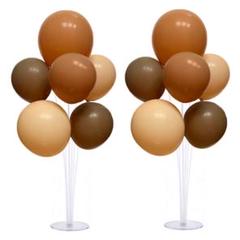 2色 18個セット バルーン 風船 くすみカラー ベージュ6個 ブラウン12個