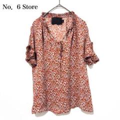 No.6 Store ナンバーシックス ブラウス レディース 花柄 シルクシャツ