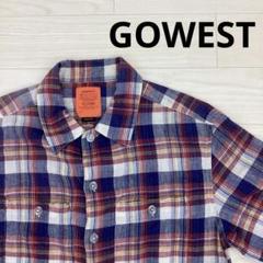GOWEST ゴーウエスト 半袖チェックシャツのサムネイル