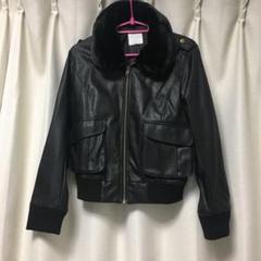 ローリーズファーム　レザージャケット LOWRYS FARM ブルゾン アウター レザードロストZIPブルゾン
