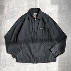 経典 あ*ら様 ステューシー ワークジャケット ヘリンボーン 00's OLD ジャケット・アウター