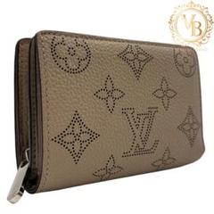 極美品✨ルイヴィトン マヒナ 黒 長財布 ゴールド金具 高級感◎ LOUIS VUITTON ルイ・ヴィトン ラウンドファスナー
